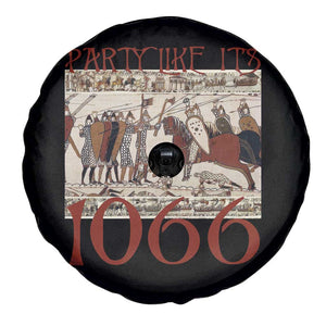 Medieval Bayeux Tapestry Hastings 1066 Spare Tire Cover Funny Party Like It's 1066 History Lover TS09 Print Your Wear