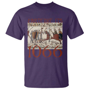 Medieval Bayeux Tapestry Hastings 1066 T Shirt Funny Party Like It's 1066 History Lover TS09 Purple Print Your Wear