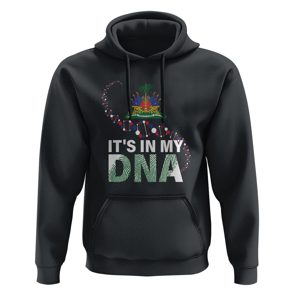 Haitian Hoodie It's In My DNA Haiti Patriotic TS09 Black Printyourwear