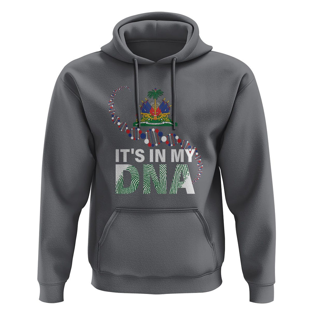Haitian Hoodie It's In My DNA Haiti Patriotic TS09 Charcoal Printyourwear