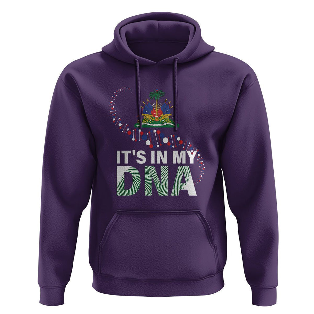 Haitian Hoodie It's In My DNA Haiti Patriotic TS09 Purple Printyourwear