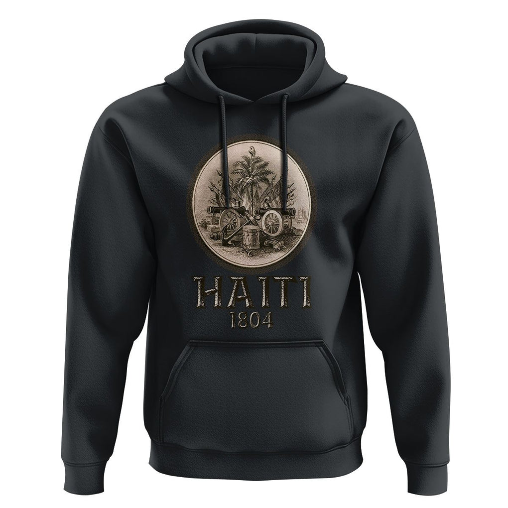 Haitian Hoodie Revolution 1804 Haiti Flag Vintage TS09 Black Printyourwear