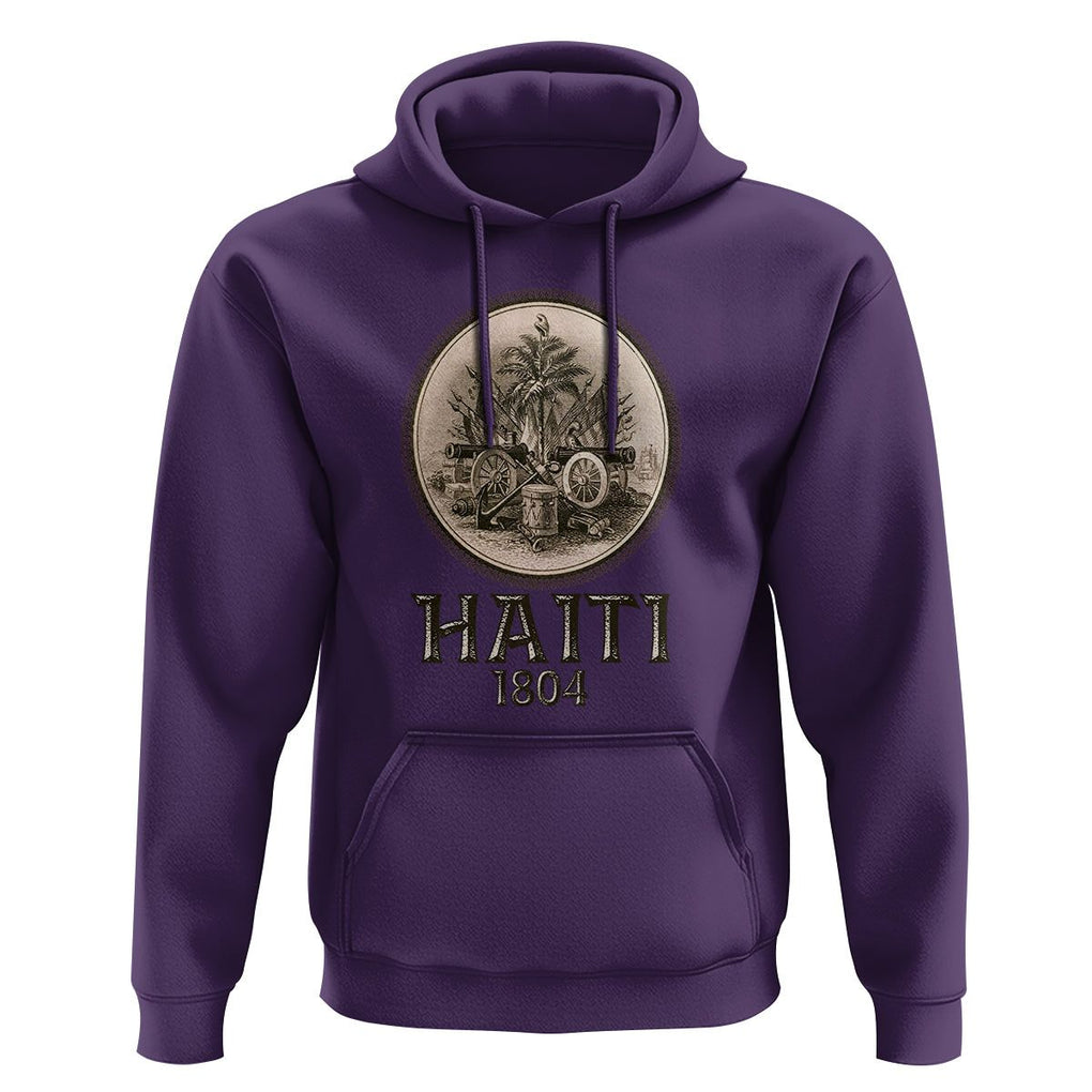 Haitian Hoodie Revolution 1804 Haiti Flag Vintage TS09 Purple Printyourwear