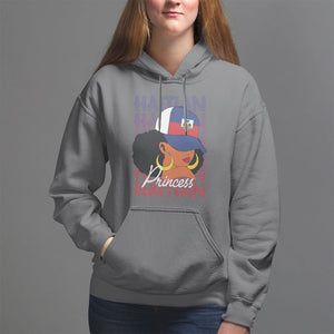 Haitian Princess Hoodie Proud Ayiti Woman Girl Haiti TS09 Charcoal Printyourwear