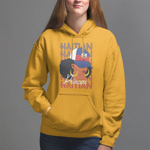 Haitian Princess Hoodie Proud Ayiti Woman Girl Haiti TS09 Gold Printyourwear