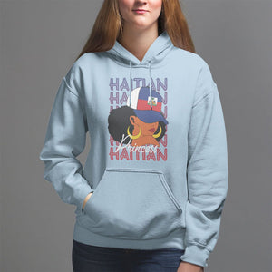 Haitian Princess Hoodie Proud Ayiti Woman Girl Haiti TS09 Light Blue Printyourwear