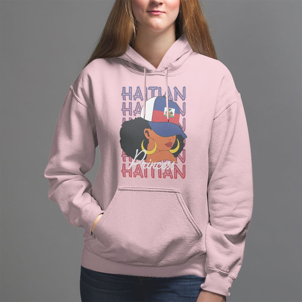 Haitian Princess Hoodie Proud Ayiti Woman Girl Haiti TS09 Light Pink Printyourwear