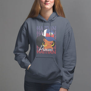 Haitian Princess Hoodie Proud Ayiti Woman Girl Haiti TS09 Navy Printyourwear