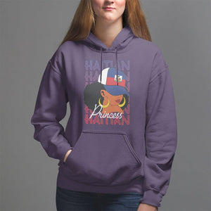 Haitian Princess Hoodie Proud Ayiti Woman Girl Haiti TS09 Purple Printyourwear