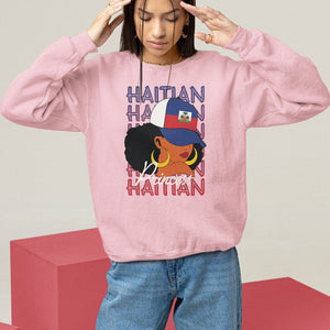 Haitian Princess Sweatshirt Proud Ayiti Woman Girl Haiti TS09 Light Pink Printyourwear