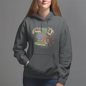 Haitian Princess Hoodie Proud Ayiti Woman Girl Haiti TS09 Black Printyourwear