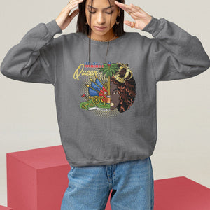 Haitian Princess Sweatshirt Proud Ayiti Woman Girl Haiti TS09 Charcoal Printyourwear