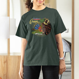 Haitian Princess T Shirt For Women Proud Ayiti Woman Girl Haiti TS09 Dark Forest Green Printyourwear