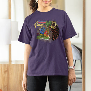 Haitian Princess T Shirt For Women Proud Ayiti Woman Girl Haiti TS09 Purple Printyourwear