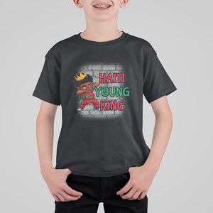 Haiti Young King Haitian Black Boys Kids T Shirt For Kid TS09 Black Printyourwear