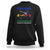 Haitian Jamaican Sweatshirt The Best Of Both Worlds Butterfly Haiti Jamaica Flag TS09 Black Printyourwear