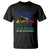 Haitian Jamaican T Shirt The Best Of Both Worlds Butterfly Haiti Jamaica Flag TS09 Black Printyourwear