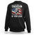 George Washington Sweatshirt It's Only Treason If You Lose 4th Of July TS09 Black Print Your Wear