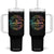 Retired Teacher Tumbler With Handle Let The Recess Begin Retirement TS09 One Size: 40 oz Black Print Your Wear