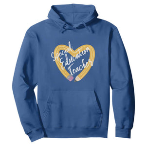 Special Education Teacher Teach Them Love Them Autism ADHD Hoodie TS09 Royal Blue Print Your Wear