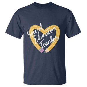 Special Education Teacher Teach Them Love Them Autism ADHD T Shirt TS09 Navy Print Your Wear