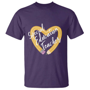 Special Education Teacher Teach Them Love Them Autism ADHD T Shirt TS09 Purple Print Your Wear
