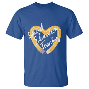 Special Education Teacher Teach Them Love Them Autism ADHD T Shirt TS09 Royal Blue Print Your Wear