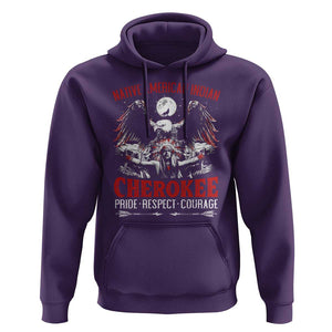 Native American Cherokee Hoodie Pride Respect Courage Indigenous TS09 Purple Print Your Wear