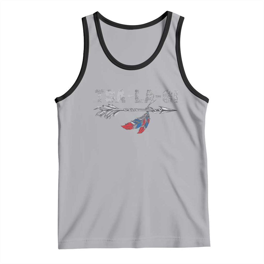 Native American Cherokee Tsalagi Tank Top TS09 Athletic Heather Black Print Your Wear
