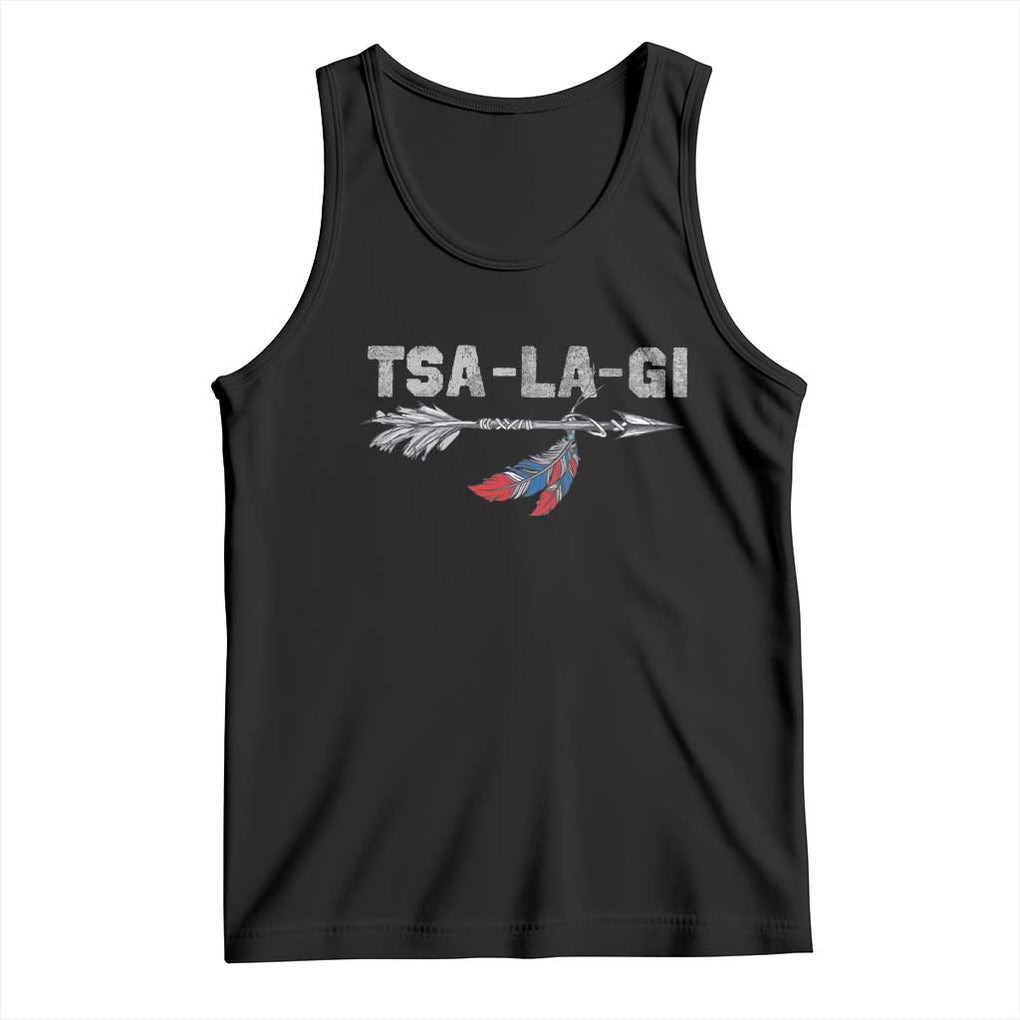 Native American Cherokee Tsalagi Tank Top TS09 Black Print Your Wear
