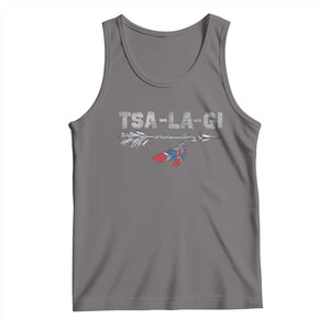 Native American Cherokee Tsalagi Tank Top TS09 Deep Heather Print Your Wear