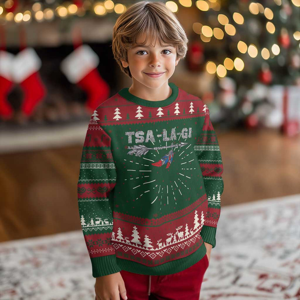 Native American Cherokee Tsalagi Ugly Christmas Sweater TS09 Christmas Print Your Wear