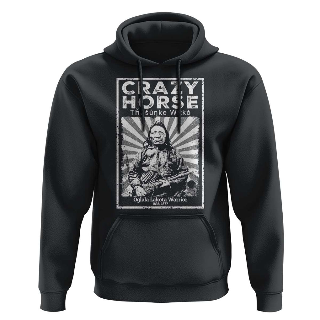 American Indian Crazy Horse Lakota Hoodie TS09 Black Print Your Wear