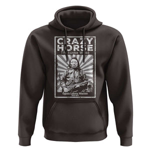 American Indian Crazy Horse Lakota Hoodie TS09 Dark Chocolate Print Your Wear
