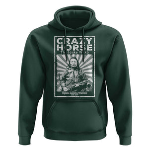 American Indian Crazy Horse Lakota Hoodie TS09 Dark Forest Green Print Your Wear