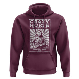 American Indian Crazy Horse Lakota Hoodie TS09 Maroon Print Your Wear