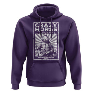 American Indian Crazy Horse Lakota Hoodie TS09 Purple Print Your Wear