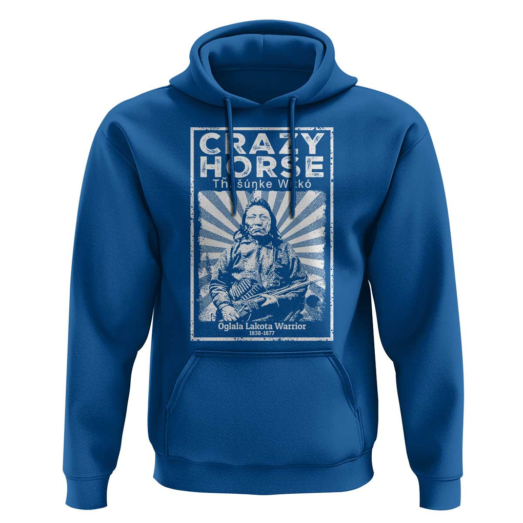 American Indian Crazy Horse Lakota Hoodie TS09 Royal Blue Print Your Wear