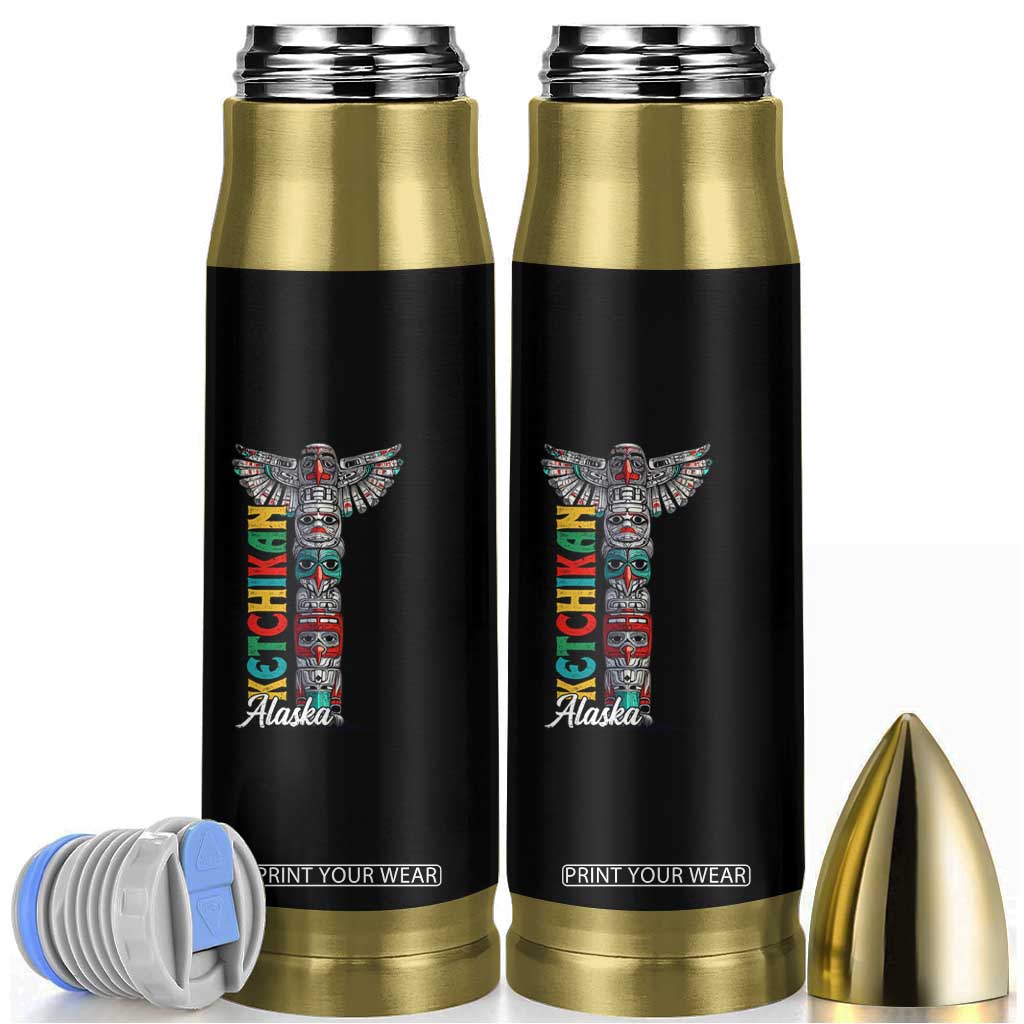 Native American Alaska Bullet Tumbler Ketchikan Totem Pole TS09 Black Print Your Wear