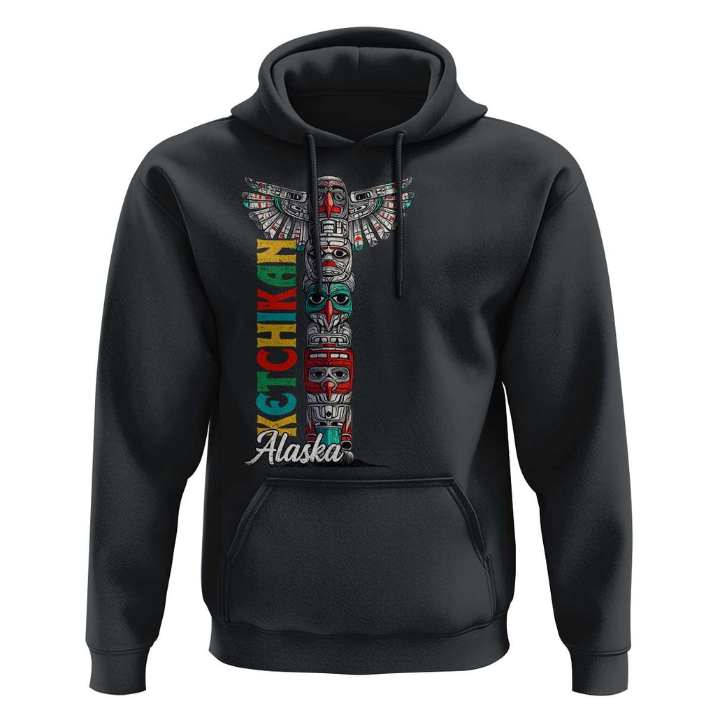 Native American Alaska Hoodie Ketchikan Totem Pole TS09 Black Print Your Wear
