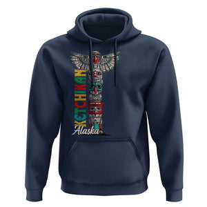 Native American Alaska Hoodie Ketchikan Totem Pole TS09 Navy Print Your Wear