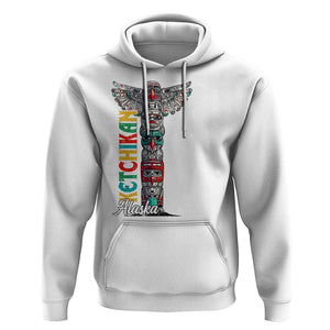 Native American Alaska Hoodie Ketchikan Totem Pole TS09 White Print Your Wear