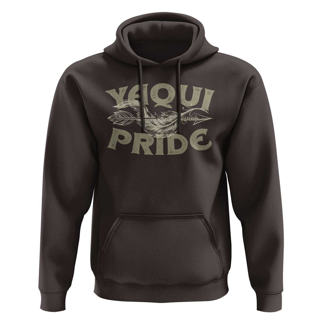 Yaqui Pride Hoodie Native American Indian Indigenous TS09 Dark Chocolate Print Your Wear