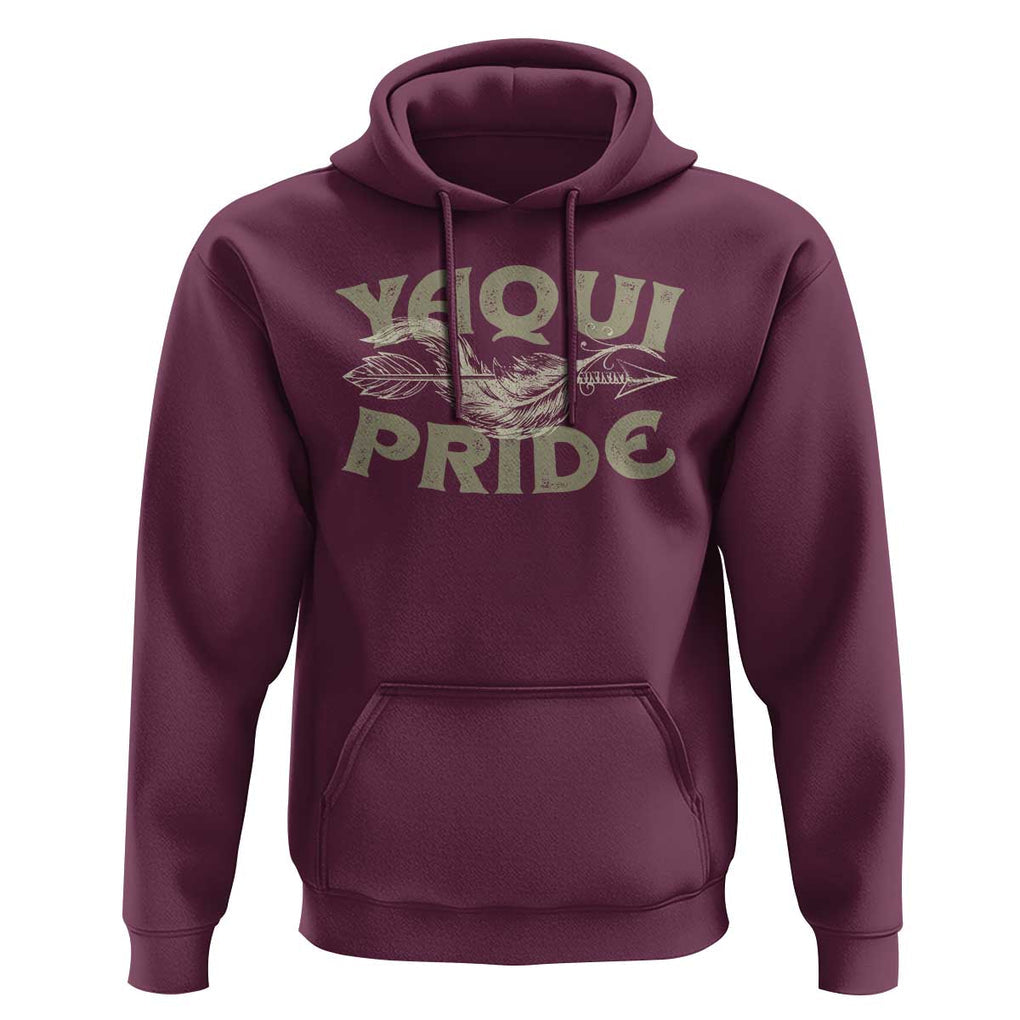 Yaqui Pride Hoodie Native American Indian Indigenous TS09 Maroon Print Your Wear