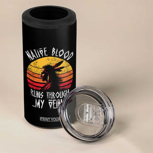 Native American Blood Runs Through My Veins 4 in 1 Can Cooler Tumbler TS09 Print Your Wear