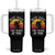 Native American Blood Runs Through My Veins Tumbler With Handle TS09 One Size: 40 oz Black Print Your Wear