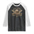 Native American Raglan Shirt Make America Native Again Wild Life TS09 Black White Print Your Wear