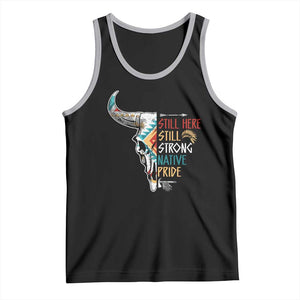Native Pride Still Here Still Strong American Indian Tank Top TS09 Black Athletic Heather Print Your Wear