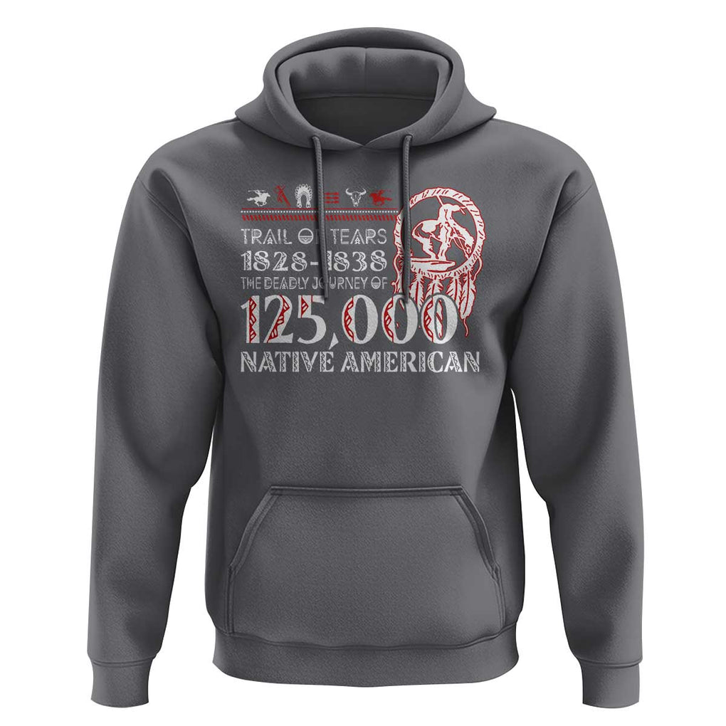 Trail Of Tears Hoodie The Deadly Journey 1828 1838 TS09 Charcoal Print Your Wear