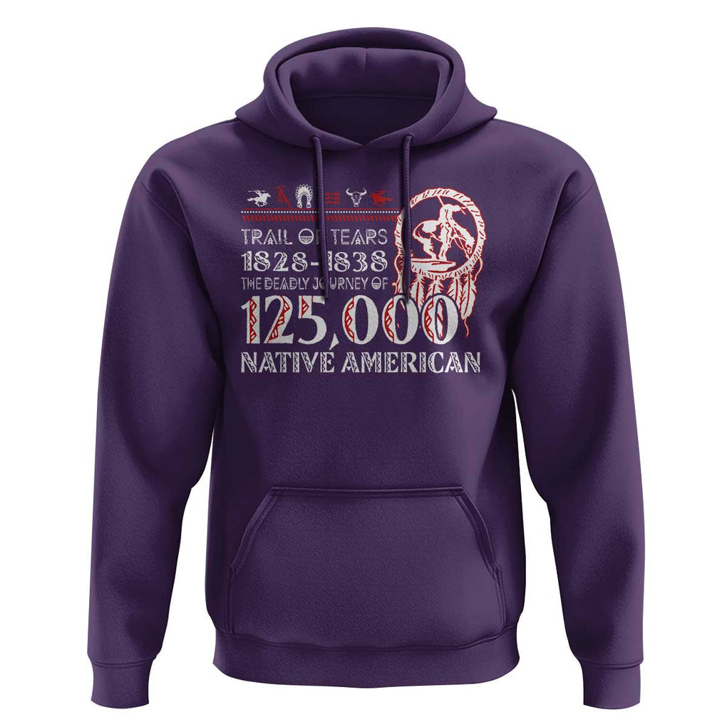 Trail Of Tears Hoodie The Deadly Journey 1828 1838 TS09 Purple Print Your Wear